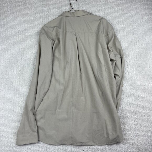 Mountain Equipment Co-op MEC Ultralight Hiking Button Tech Shirt Men's L Beige - Picture 12 of 16